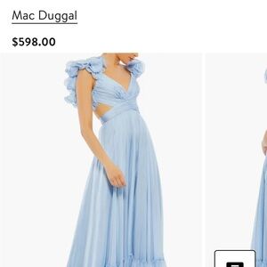 Mac Duggal Sky Blue Dress